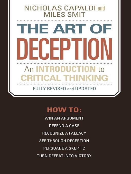 Title details for Art of Deception by Nicholas Capaldi - Available